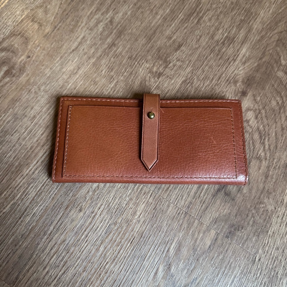 Madewell The Leather Post Wallet